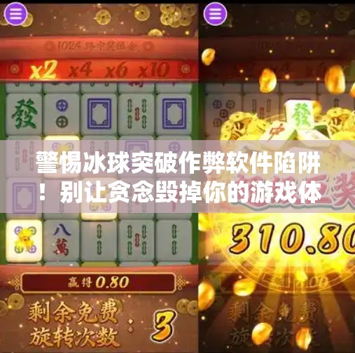警惕冰球突破作弊软件陷阱！别让贪念毁掉你的游戏体验,冰球突破作弊软件下载