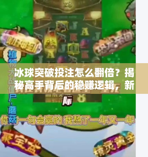 冰球突破投注怎么翻倍？揭秘高手背后的稳赚逻辑，新手必看！冰球突破投注怎么翻倍