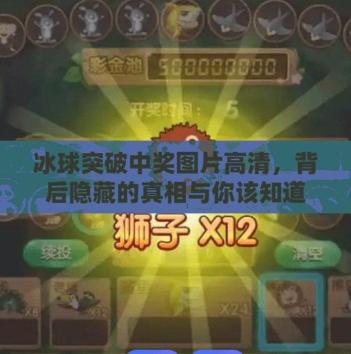 冰球突破中奖图片高清，背后隐藏的真相与你该知道的真相,冰球突破中奖图片高清