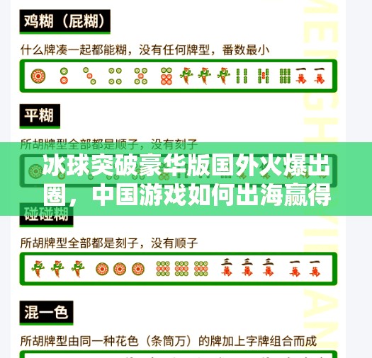 冰球突破豪华版国外火爆出圈，中国游戏如何出海赢得全球玩家？冰球突破豪华版国外