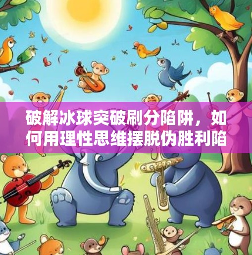 破解冰球突破刷分陷阱，如何用理性思维摆脱伪胜利陷阱？摆脱冰球突破刷分规律